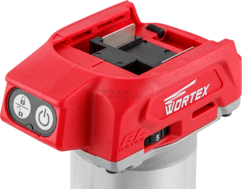 Фрезер кромочный аккумуляторный WORTEX CMM 1835 XLT SOLO (CMM183502629) - Фото 12