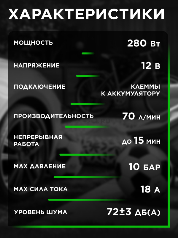 Компрессор автомобильный ECO AE-028-2 - Фото 4