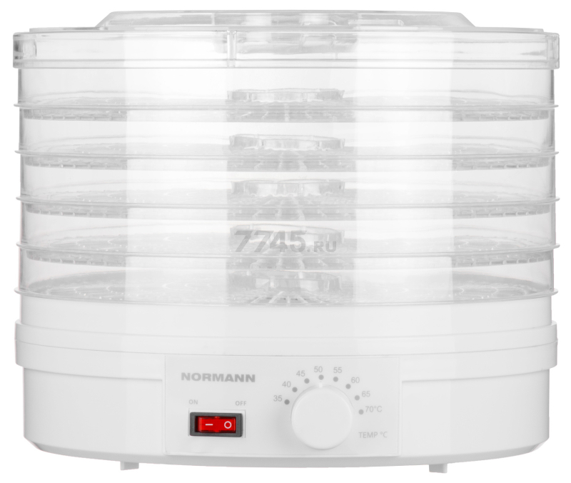 Сушилка для овощей и фруктов NORMANN AFD-902 - Фото 12