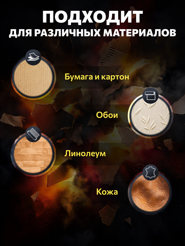 Нож канцелярский выдвижной 18 мм STARTUL Black Line (ST0922) - Фото 4
