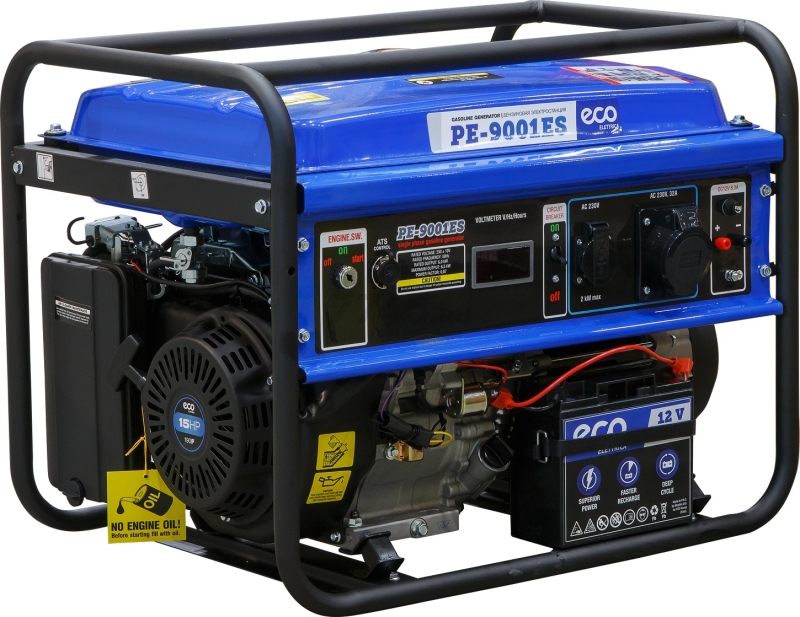 Генератор бензиновый ECO PE-9001ES - Фото 6