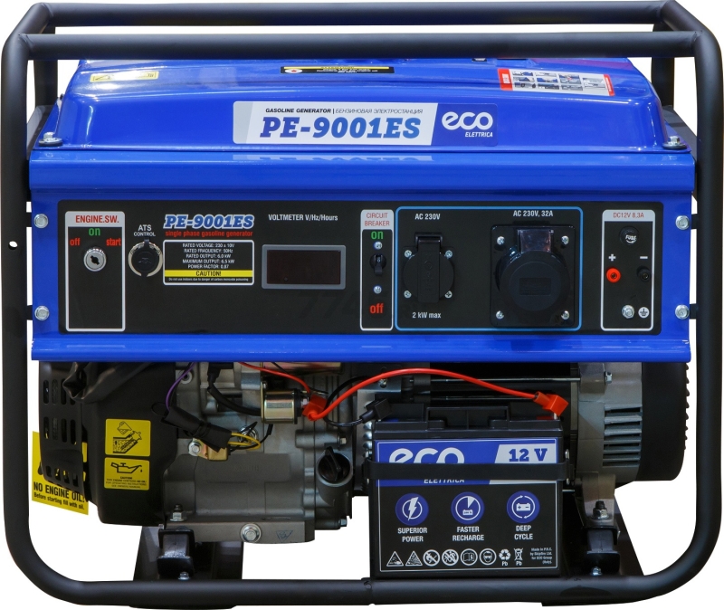 Генератор бензиновый ECO PE-9001ES - Фото 8