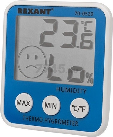 Термогигрометр электронный REXANT RX-108 (70-0520) - Фото 2