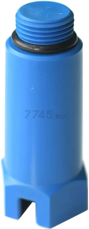 Заглушка ПП 1/2" ЮСТАПЛАСТ красная, синяя 2 штуки - Фото 2