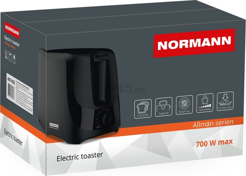 Тостер NORMANN AST-023 - Фото 9