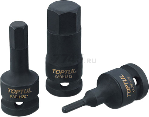 Бита ударная 1/2" 17 мм шестигранная TOPTUL (KADH1617)
