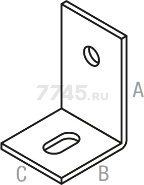 Уголок для бетона 90х60x60х5 мм STARFIX (SMP-47042-1) - Фото 2