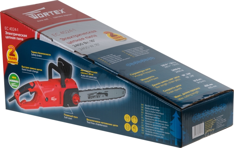 Пила цепная электрическая WORTEX EC 4024-1 (ЕС4024100029) - Фото 16