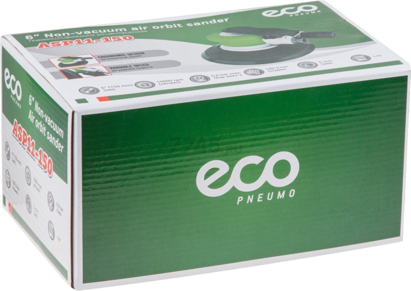 Пневмошлифмашина эксцентриковая ECO ASP11-150 - Фото 4