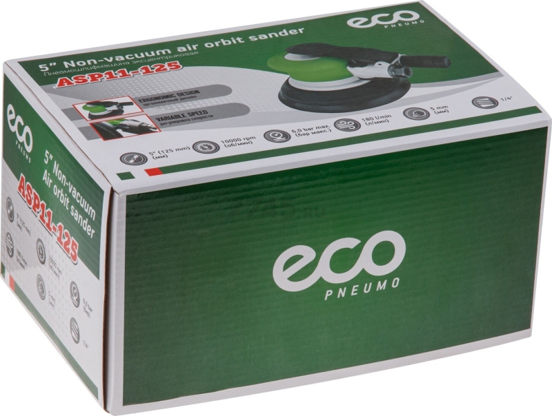 Пневмошлифмашина эксцентриковая ECO ASP11-125 - Фото 5