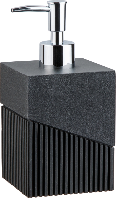 Дозатор для жидкого мыла PERFECTO LINEA Element черный (35-618103) - Фото 7