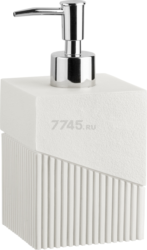 Дозатор для жидкого мыла PERFECTO LINEA Element белый (35-618102) - Фото 7