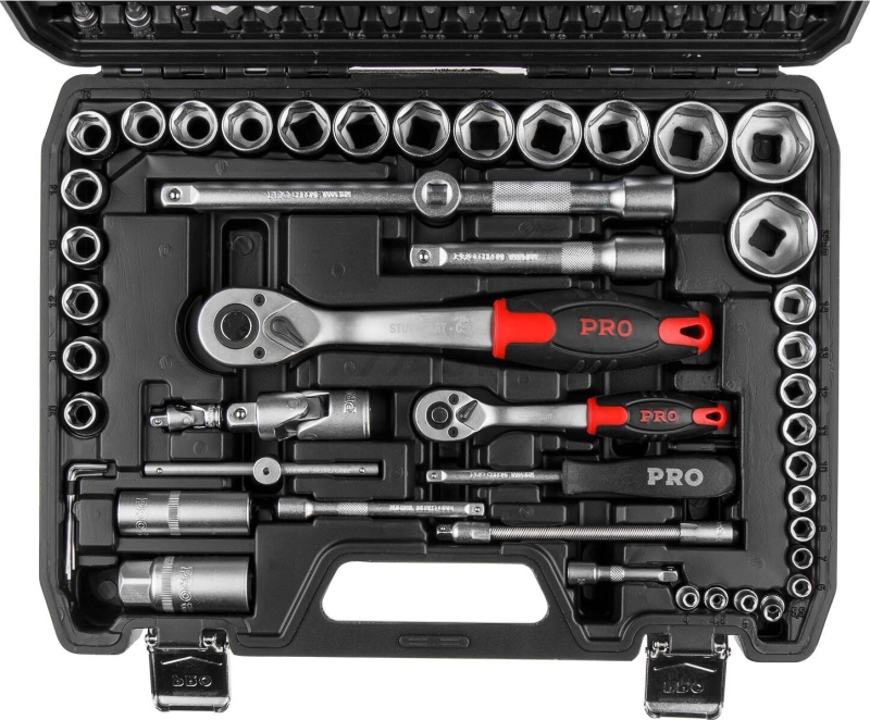 Набор инструментов 1/4", 1/2" 6 граней 94 предмета PRO STARTUL Stuttgart (PRO-094S) - Фото 7