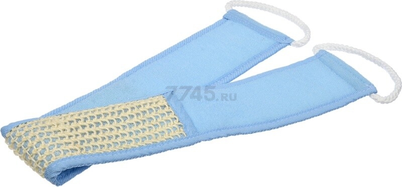 Мочалка для тела БАННЫЕ ШТУЧКИ Лента с сегментами хлопка (40098) - Фото 5