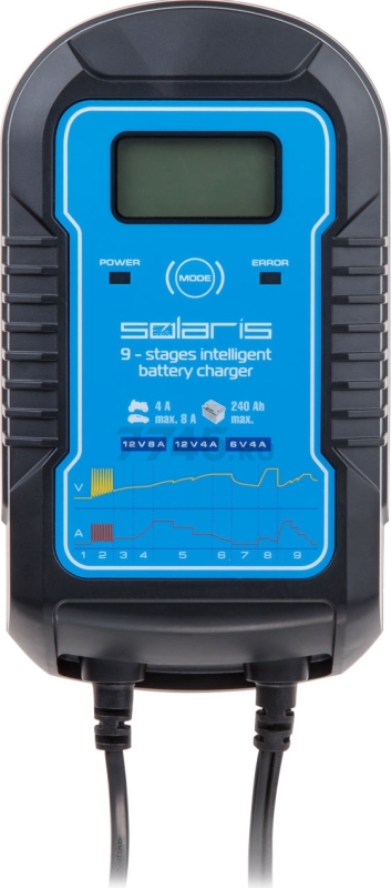 Устройство зарядное SOLARIS CH-81 Digital (CH81D011) - Фото 9