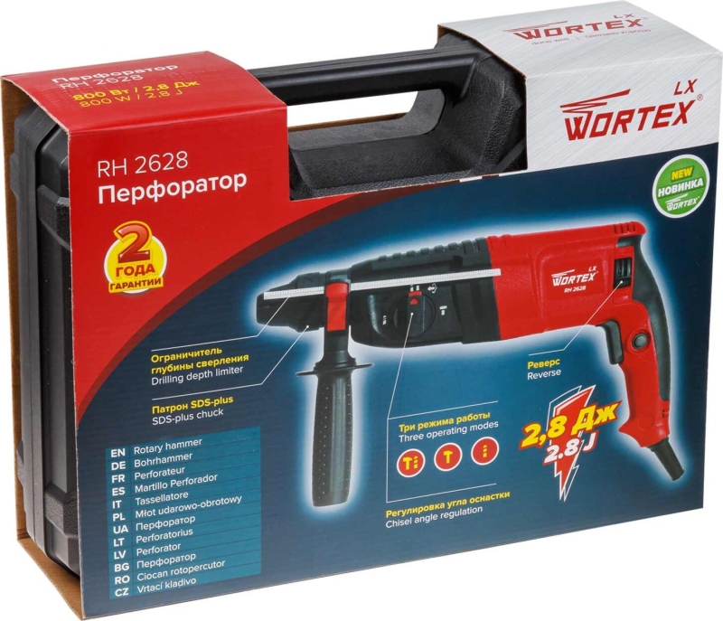 Перфоратор WORTEX LX RH 2628 (0329062) - Фото 8