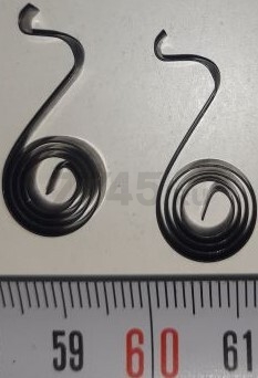 Пружина щеткодержателя для пилы торцовочной WORTEX MS2520-2LMO (J1G-ZP35-K255-1-25)