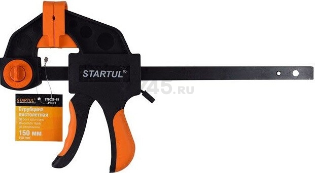 Струбцина быстрозажимная (пистолетная) 150х60 мм STARTUL Profi (ST9026-15)