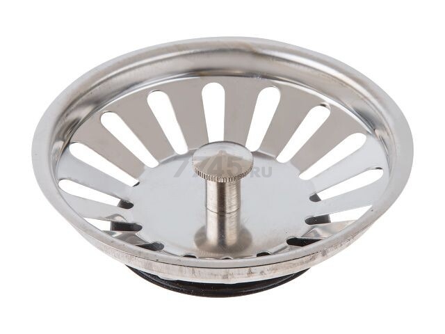 Выпуск-пробка для сифона 3 1/2" решетка нержавеющая сталь AV ENGINEERING (AVE129702)