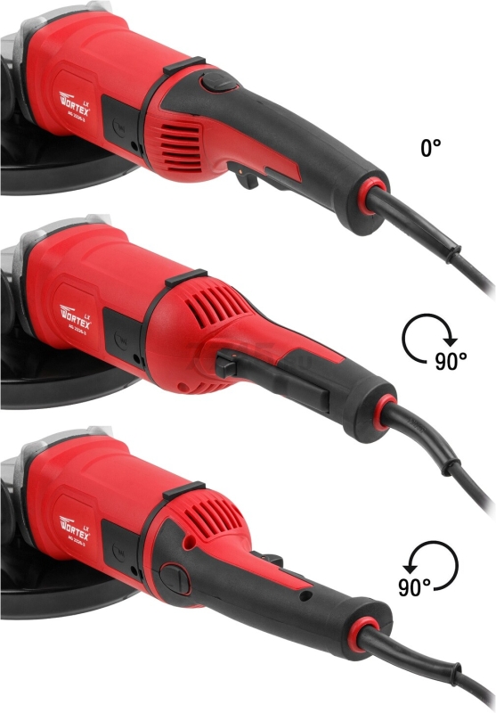 Шлифмашина угловая (болгарка) WORTEX LX AG 2326-3 (0319091) - Фото 7