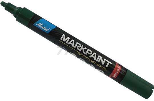 Маркер перманентный на основе жидкой краски MARKAL Markpaint зеленый (97525)
