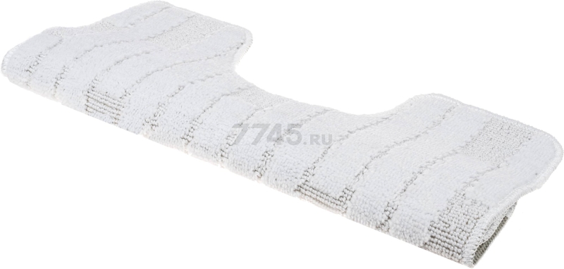 Коврик для ванной комнаты 50х60 см FORA Bricks белый (FOR-PP-BRK50-60W) - Фото 3