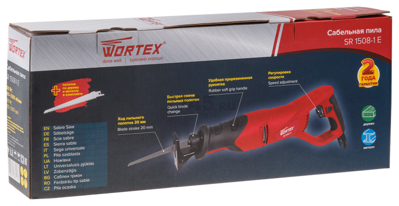 Пила сабельная WORTEX SR 1508-1 E (0325118) - Фото 16