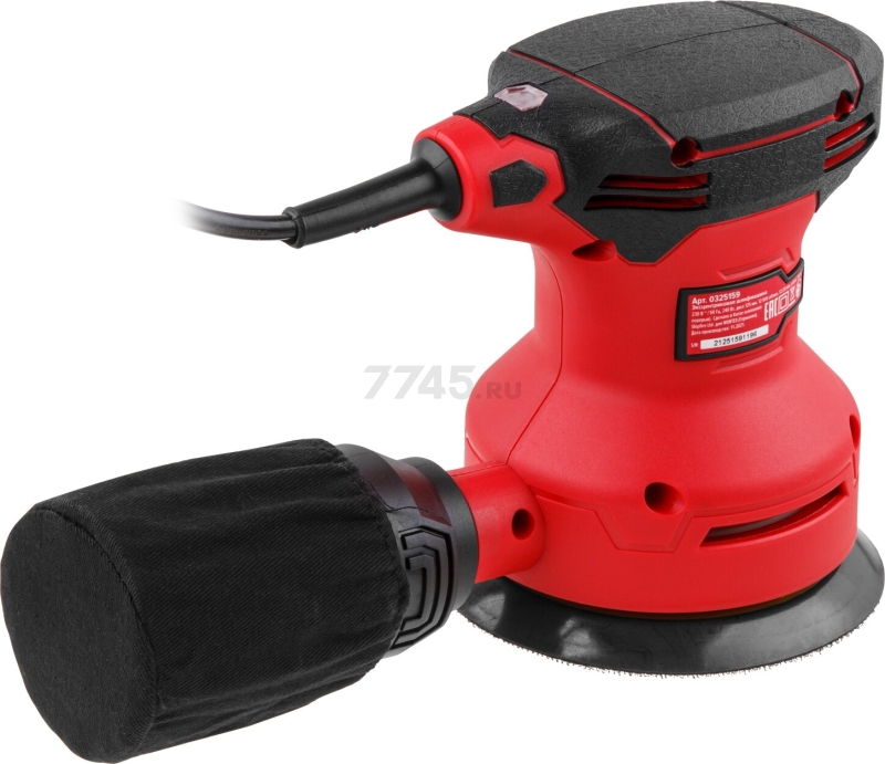 Шлифмашина эксцентриковая (орбитальная) WORTEX LX RS 1225 (0325159) - Фото 7