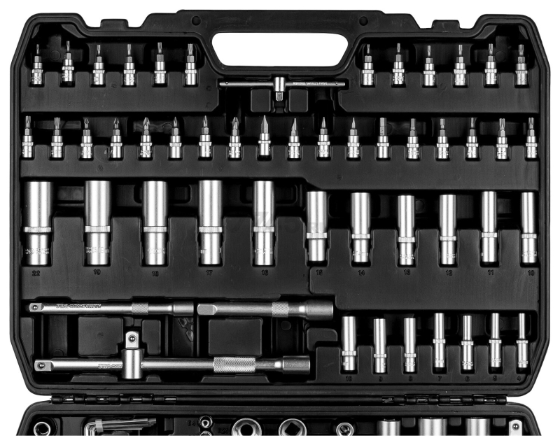 Набор инструментов 1/4", 1/2", 3/8" 6 граней 172 предмета PRO STARTUL Stuttgart (PRO-172S) - Фото 5