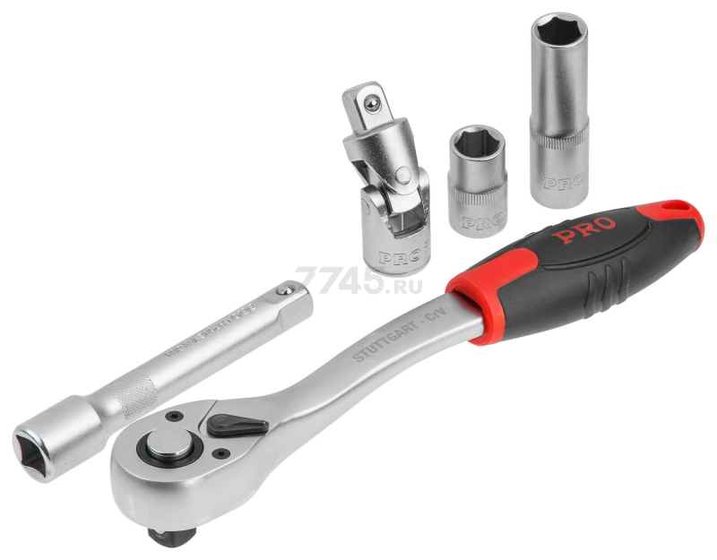 Набор инструментов 1/4", 1/2", 3/8" 6 граней 172 предмета PRO STARTUL Stuttgart (PRO-172S) - Фото 10
