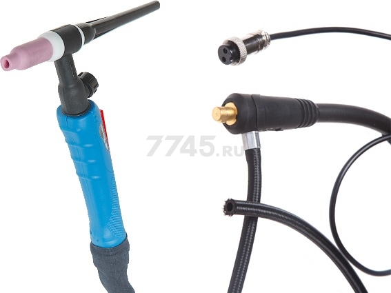 Горелка сварочная TIG SOLARIS WGT-17V 4 м 150 А (WGT-17V425) - Фото 6