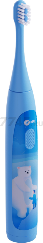 Зубная щетка электрическая детская INFLY Kids Electric Toothbrush T04B Blue (T20040BIN) - Фото 7