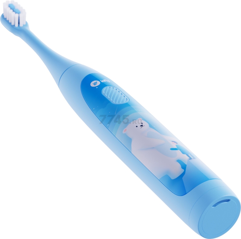 Зубная щетка электрическая детская INFLY Kids Electric Toothbrush T04B Blue (T20040BIN) - Фото 11