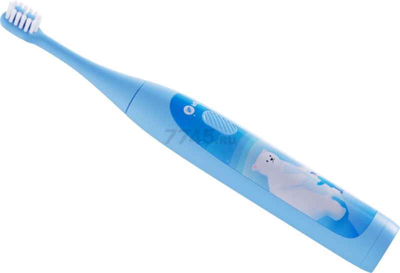 Зубная щетка электрическая детская INFLY Kids Electric Toothbrush T04B Blue (T20040BIN) - Фото 12