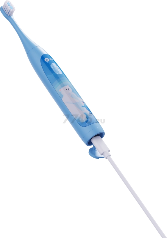 Зубная щетка электрическая детская INFLY Kids Electric Toothbrush T04B Blue (T20040BIN) - Фото 16