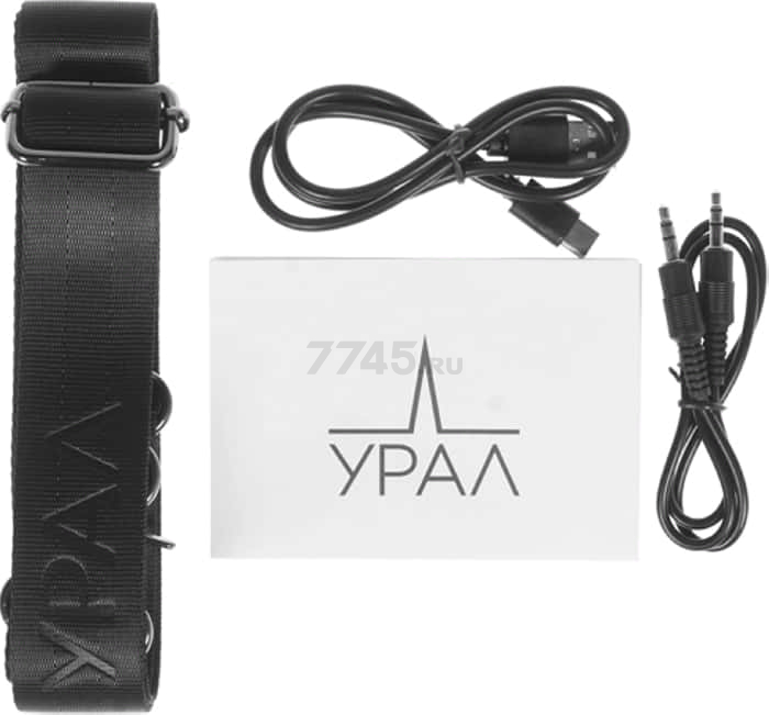 Колонка портативная беспроводная УРАЛ ТТ М-5 Пушка (черный) - Фото 10