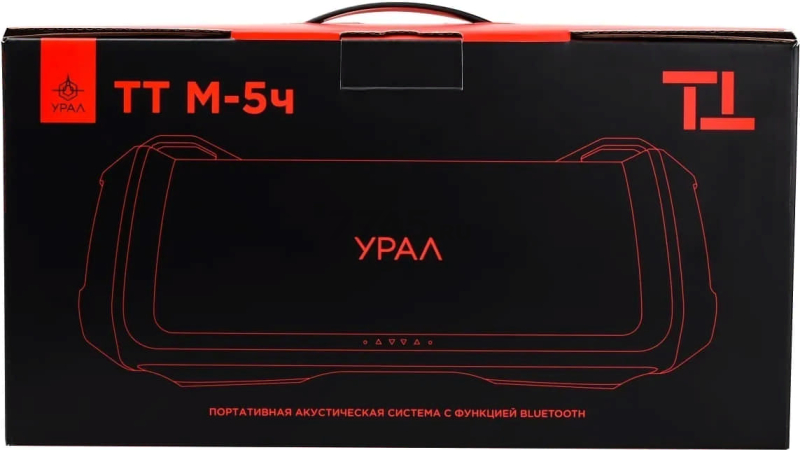 Колонка портативная беспроводная УРАЛ ТТ М-5 Пушка (черный) - Фото 11
