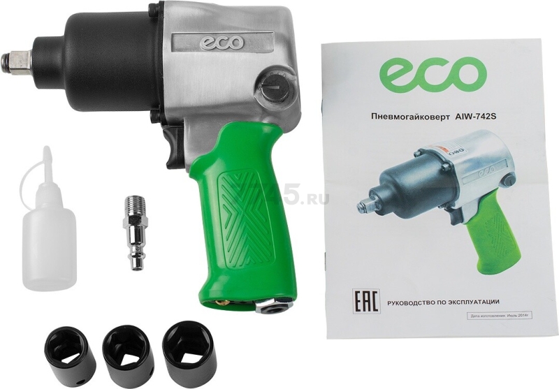 Пневмогайковерт ударный ECO AIW-742S