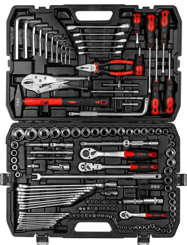 Набор инструментов 1/4", 3/8", 1/2" 6 граней 142 предмета PRO STARTUL Stuttgart (PRO-142S) - Фото 11