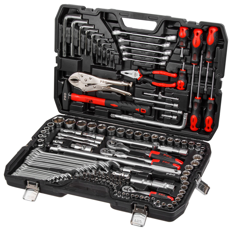 Набор инструментов 1/4", 3/8", 1/2" 6 граней 142 предмета PRO STARTUL Stuttgart (PRO-142S) - Фото 10