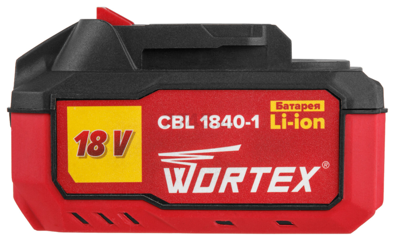 Аккумулятор 18 В 4 Ач Li-Ion WORTEX CBL 1840-1 XLT (0329187) - Фото 4