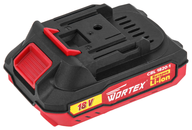 Аккумулятор 18 В 2 Ач Li-Ion WORTEX CBL 1820-1 XLT (0329193) - Фото 2