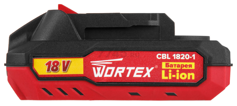 Аккумулятор 18 В 2 Ач Li-Ion WORTEX CBL 1820-1 XLT (0329193) - Фото 4