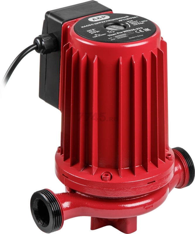 Насос циркуляционный A&P Titan Pro WRS25-370 (AP118TP001) - Фото 8
