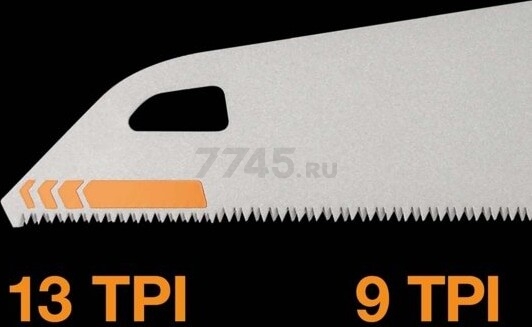 Ножовка по дереву 550 мм FISKARS PowerTooth (1062917) - Фото 2