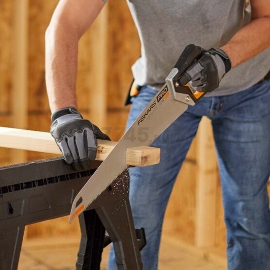 Ножовка по дереву 550 мм FISKARS PowerTooth (1062917) - Фото 5