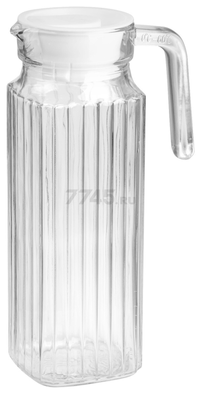 Кувшин стеклянный PERFECTO LINEA Diamond с крышкой 1 л (34-110100)