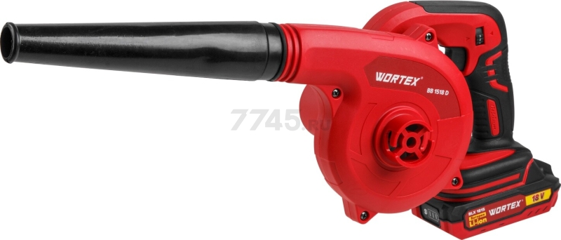 Воздуходувка-пылесос аккумуляторная WORTEX BB 1518 D XLT SET (0329279) - Фото 8