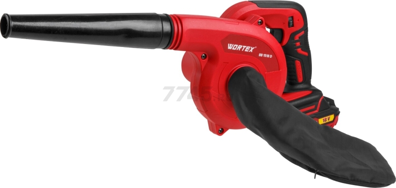 Воздуходувка-пылесос аккумуляторная WORTEX BB 1518 D XLT SET (0329279) - Фото 7