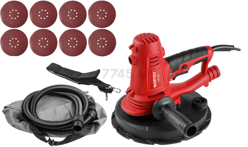 Шлифмашина для стен WORTEX DG 2210 (0304214) - Фото 4